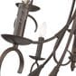 Golden Lighting Homestead 9-Light Candelabra Chandelier in Rubbed Bronze, , large