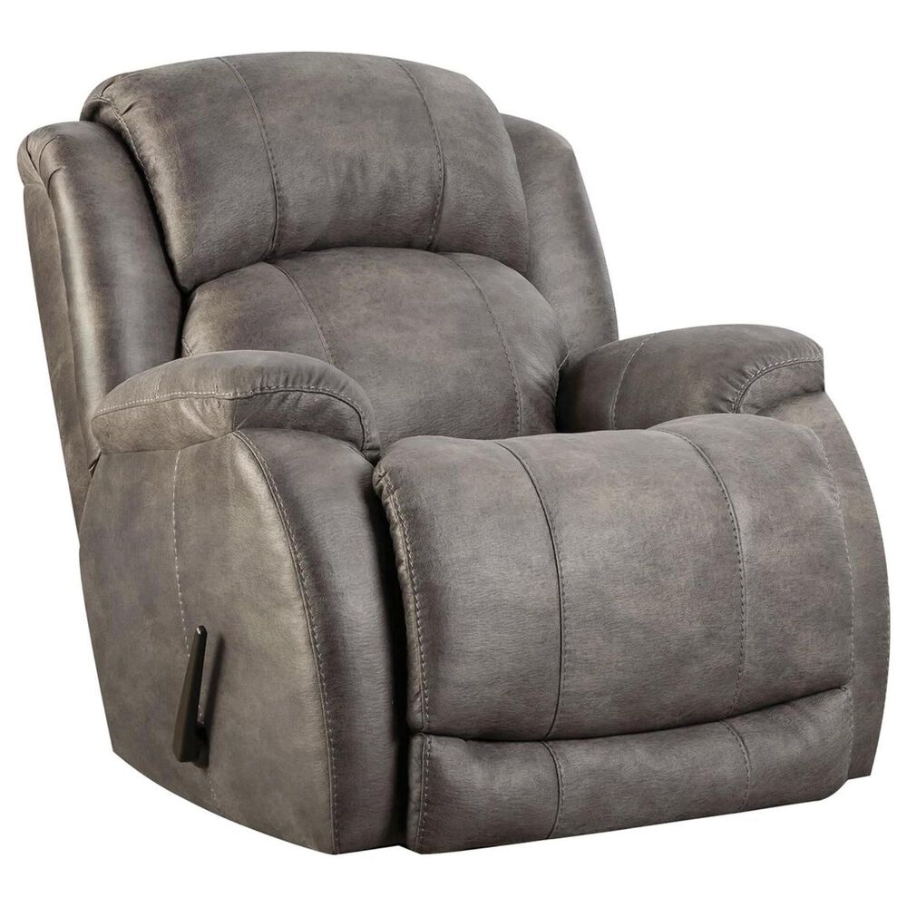 HomeStretch Denali 3-Piece Manual Reclining Living Room Set in Grey, , large