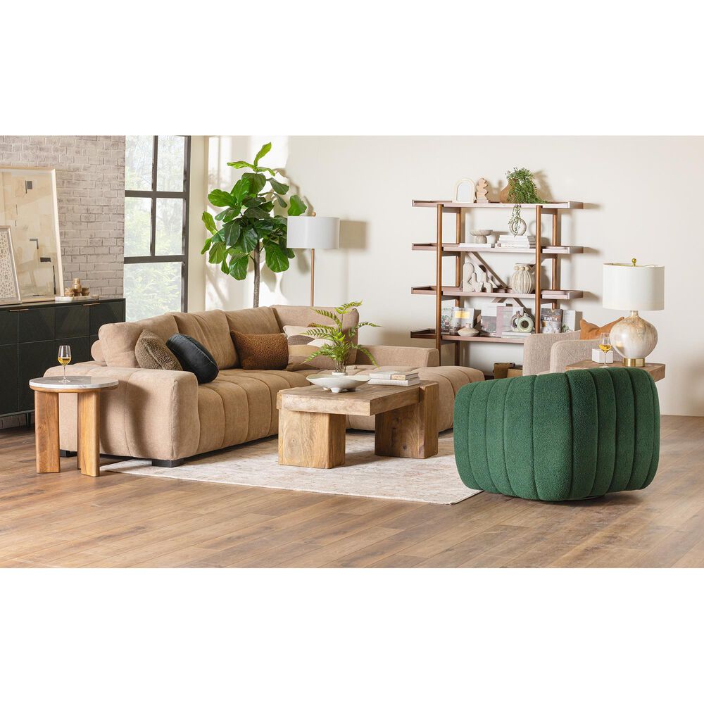 Mayberry Hill Flamingo Swivel Chair in Ching Hunter Green, , large