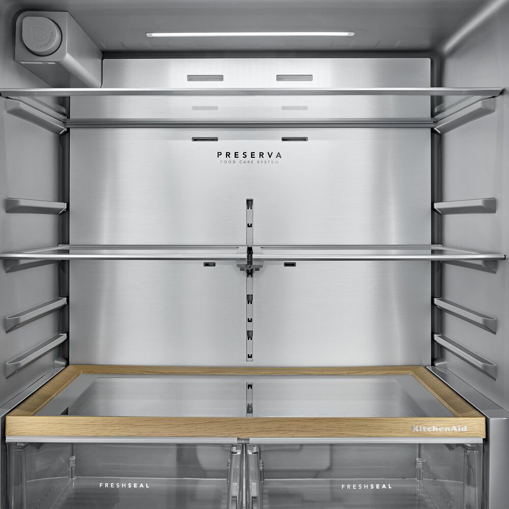 KitchenAid 30.52 Cu. Ft. Standard Depth French Door Refrigerator in Black Ore, , large