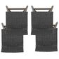 Noble House La Brea Patio Barstool in Gray (Set of 4), , large