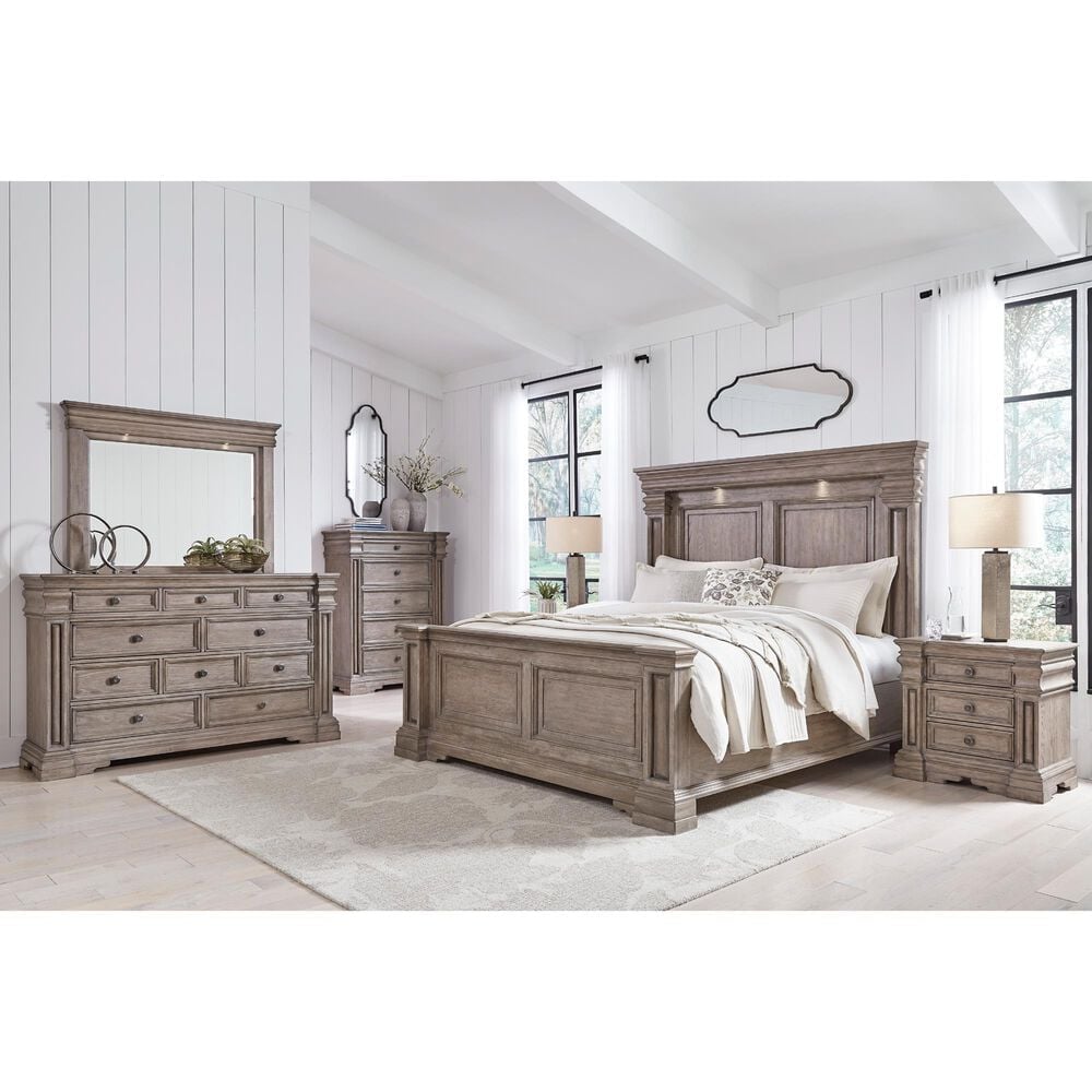Millenium Blairhurst Dresser Mirror in Light Grayish Brown, , large