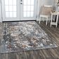 RIZZY Logan LOG735 5"2" x 7"9" Blue Area Rug, , large