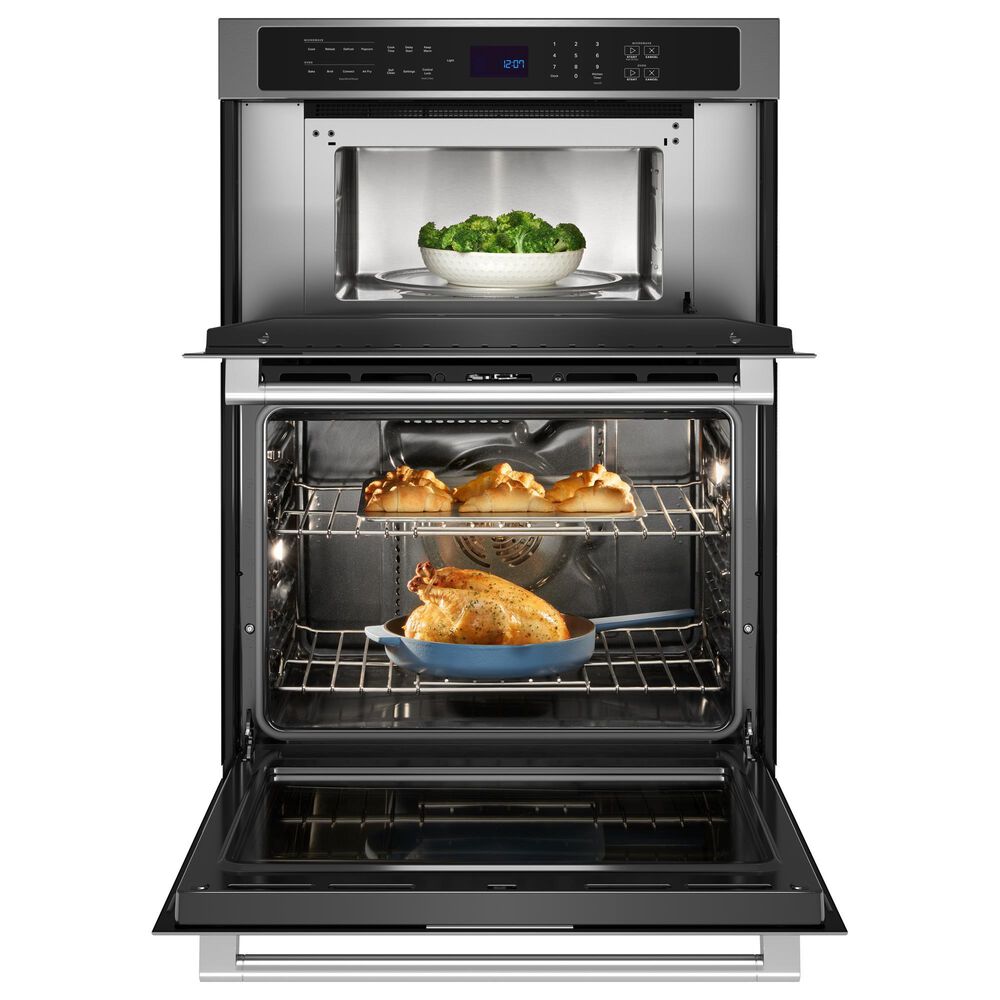 Maytag 30&quot; Electric Wall Oven Microwave Combo with Air Fry in Fingerprint Resistant Stainless Steel, , large