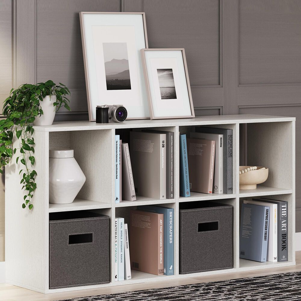 Ashley Aprilyn 8-Cube Organizer in White Painted, , large