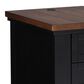 Ashley Wildenauer Chair Side End Table in Warm Satin Black and Brown, , large