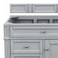 James Martin Vanities Brittany 36" Single Bathroom Vanity in Urban Gray with 3 cm Eternal Jasmine Pearl Quartz Top and Rectangle Sink, , large