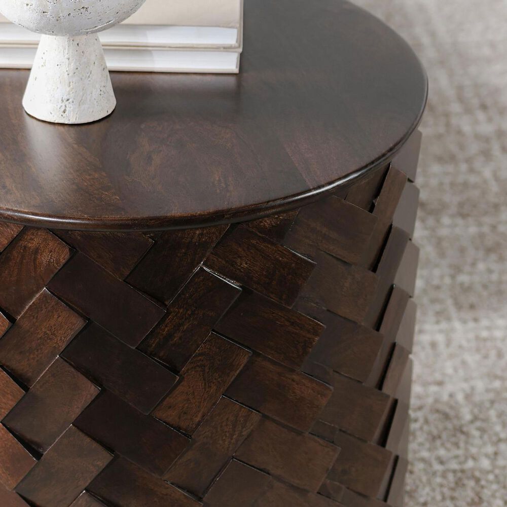 Classic Home Shira End Table in Kona Brown, , large