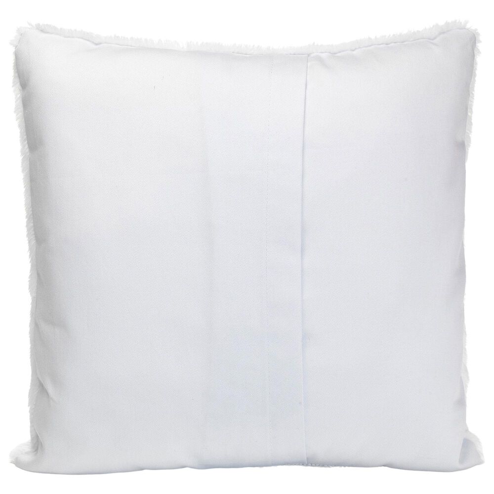 Lambs and Ivy Classic Snoopy Furry Decorative Nursery Throw Pillow in White and Black, , large
