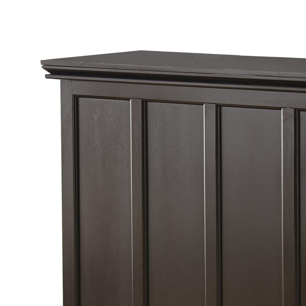 Crystal City Garcia Silverstone Top Bar Unit with Foot Rail in Ebony, , large
