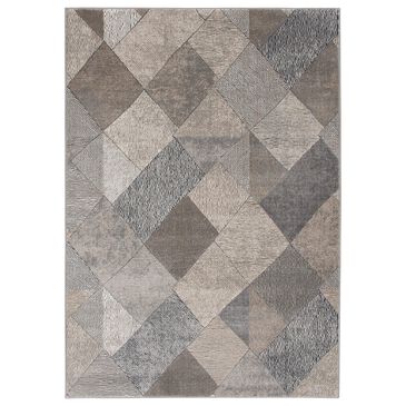 Central Oriental Clearwater Adita 5" x 7"6" Oyster and Chalk Area Rug, , large