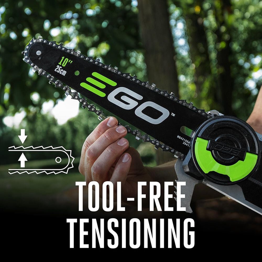EGO 10&quot; Dedicated Pole Saw with Telescopic Carbon Fiber Shaft in Black, , large
