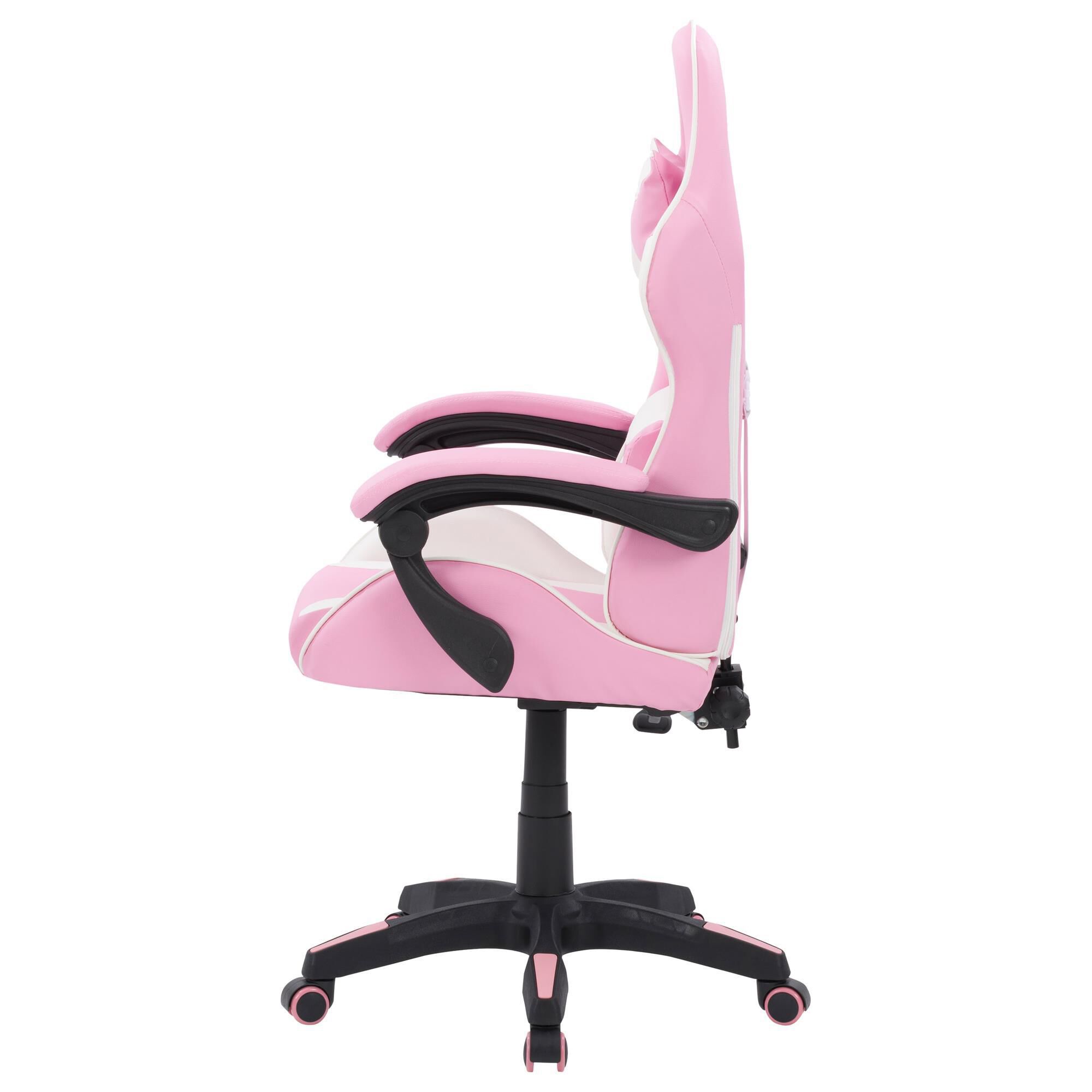 Gaming chair pink white store
