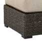 Ashley Coastline Bay Ottoman with Cushion in Brown, , large
