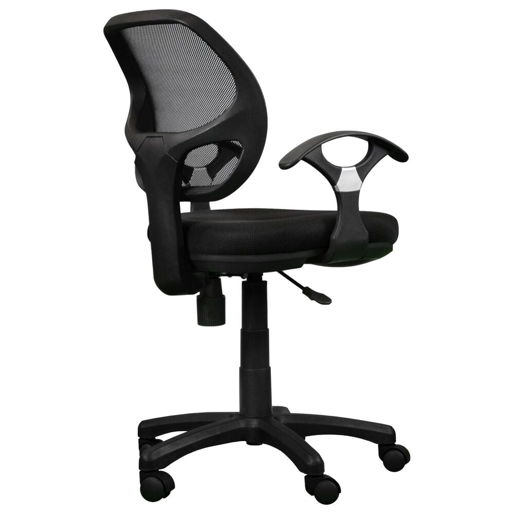 Rta Products Llc Midback Mesh Task Office Chair in Black, , large