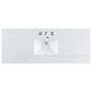 James Martin Vanities Hudson 60" Single Bathroom Vanity in Light Natural Oak with 3 cm Carrara White Marble Top and Rectangular Sink, , large