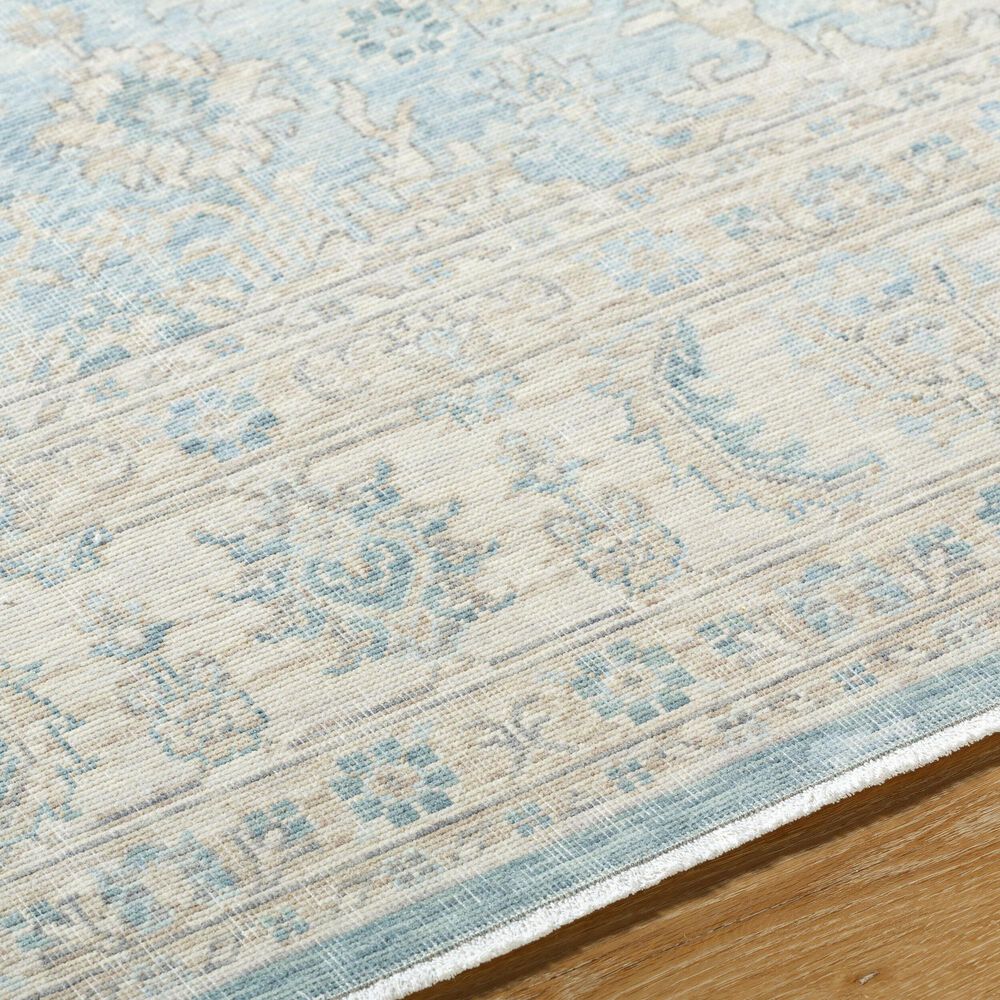 Surya Once Upon a Time Light Gray, Tan, Pale Blue, Gray, Denim and Medium Gray 9&#39;10&quot; x 12&#39;6&quot; Area Rug, , large