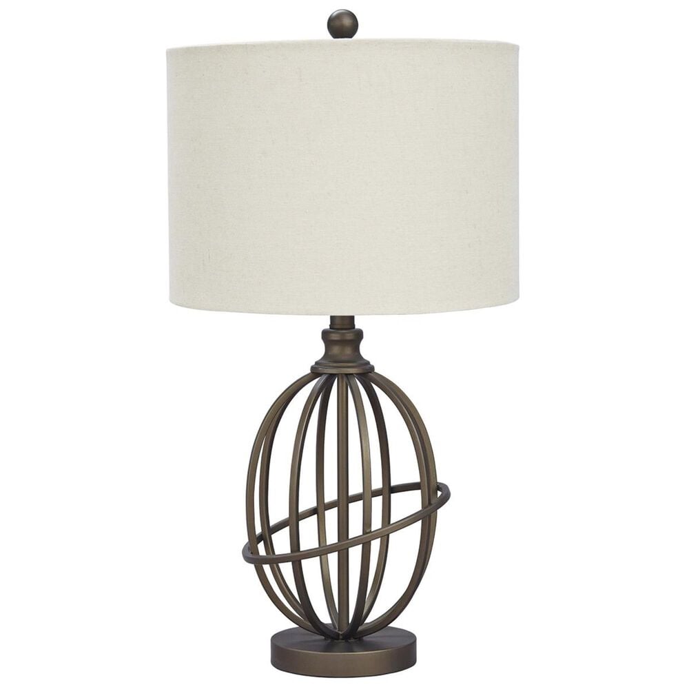 Ashley Manasa Metal Table Lamp in Bronze, , large