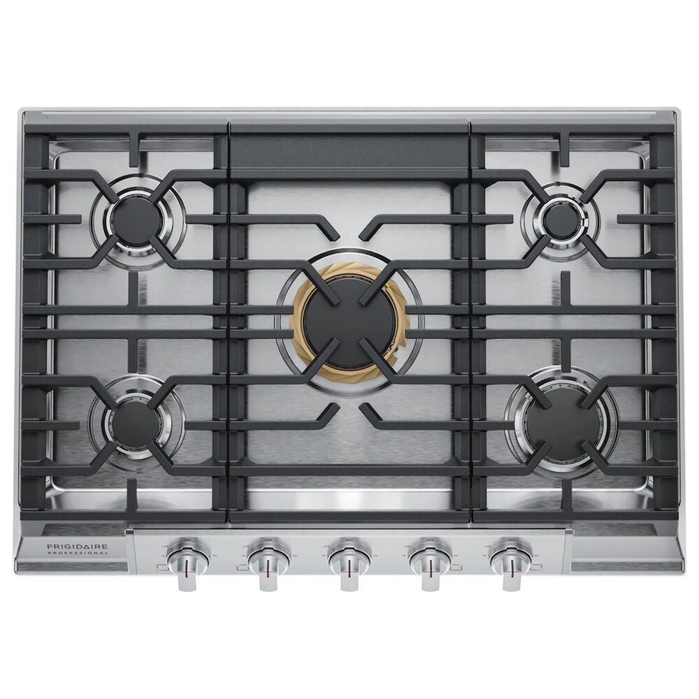 Frigidaire Professional Professional 2-Piece Kitchen Package with 30" Microwave Combination Wall Oven and 30" Gas Cooktop in Stainless Steel, , large