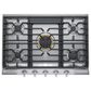 Frigidaire Professional Professional 2-Piece Kitchen Package with 30" Microwave Combination Wall Oven and 30" Gas Cooktop in Stainless Steel, , large