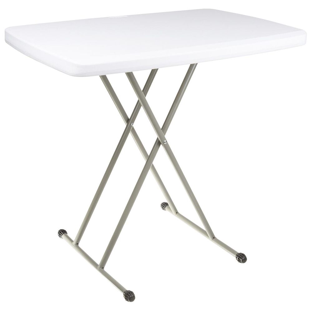 Timberlake Everyday Home Personal Folding Table in White, , large