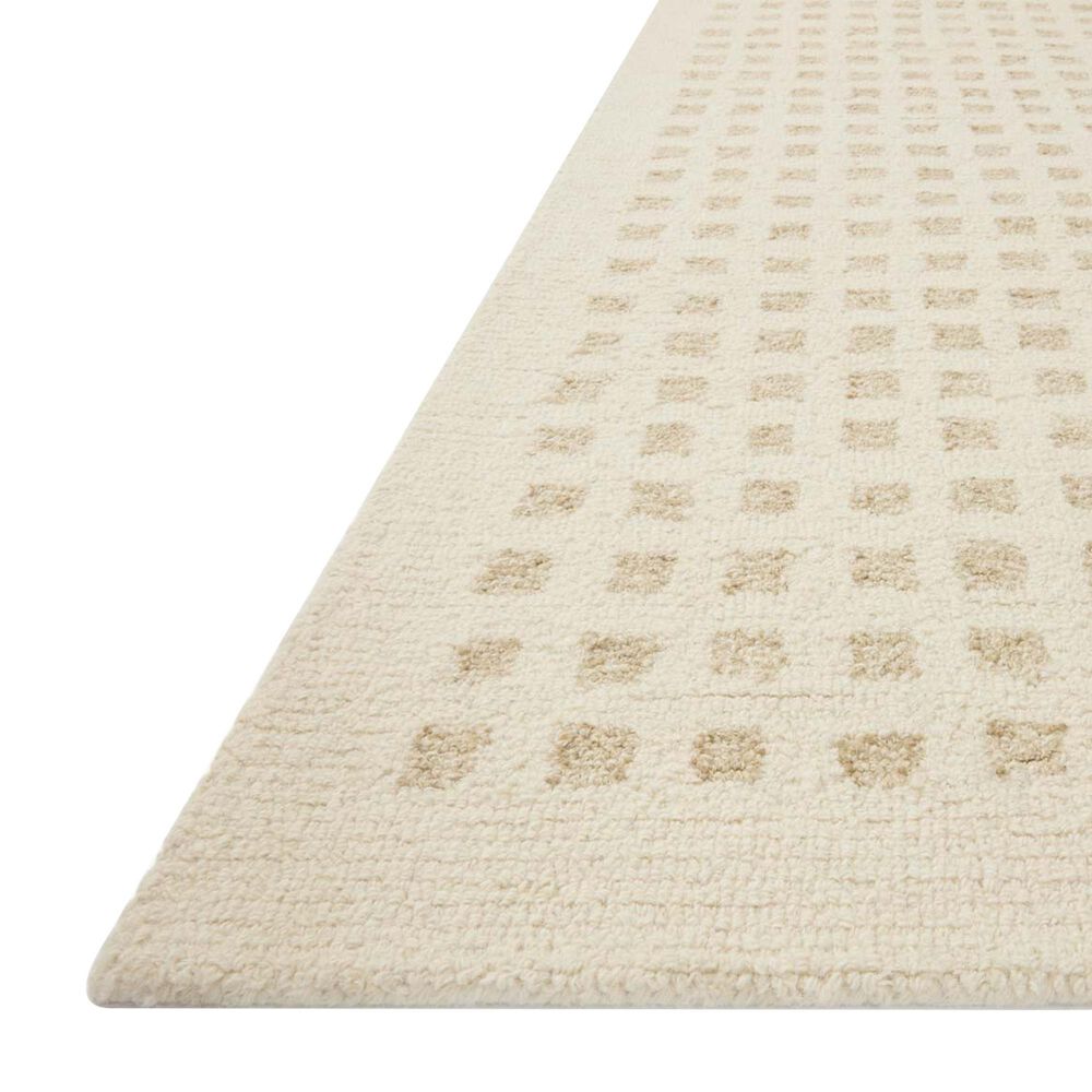 Chris Loves Julia x Loloi Polly 2&#39;3&quot; x 3&#39;9&quot; Ivory and Natural, , large
