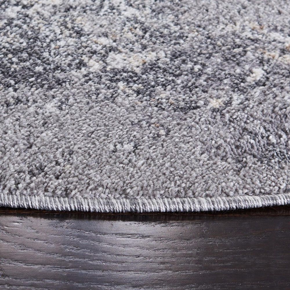 Safavieh Aston ASN715 6&#39;7&quot; Round Light Grey and Grey Area Rug, , large