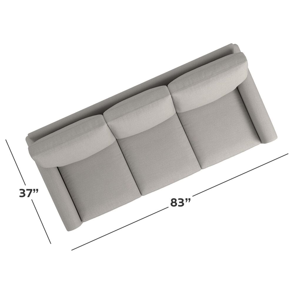 Bassett Spencer Stationary Queen Sleeper Sofa in Seamist, , large