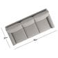 Bassett Spencer Stationary Queen Sleeper Sofa in Seamist, , large