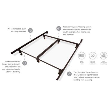 Glideaway King Glide-A-Matic Bed Frame, , large