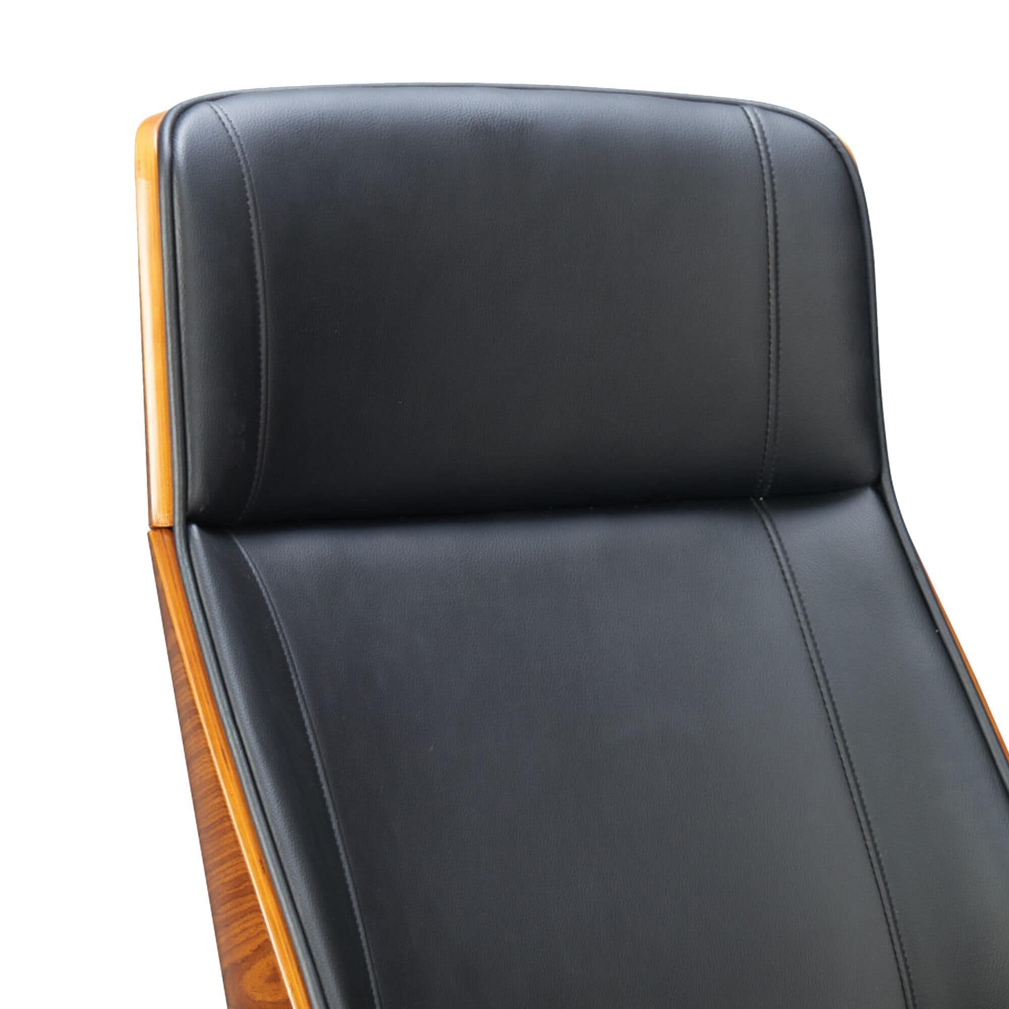 Zuo Modern Flex High Back Office Chair with Black Faux Leather in
