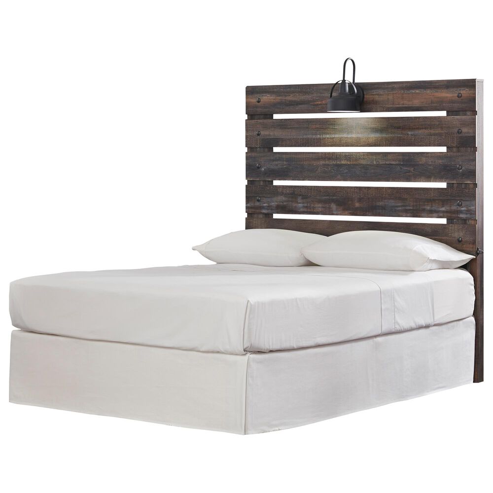 Ashley Drystan Full Slat Headboard in Rustic Brown, , large