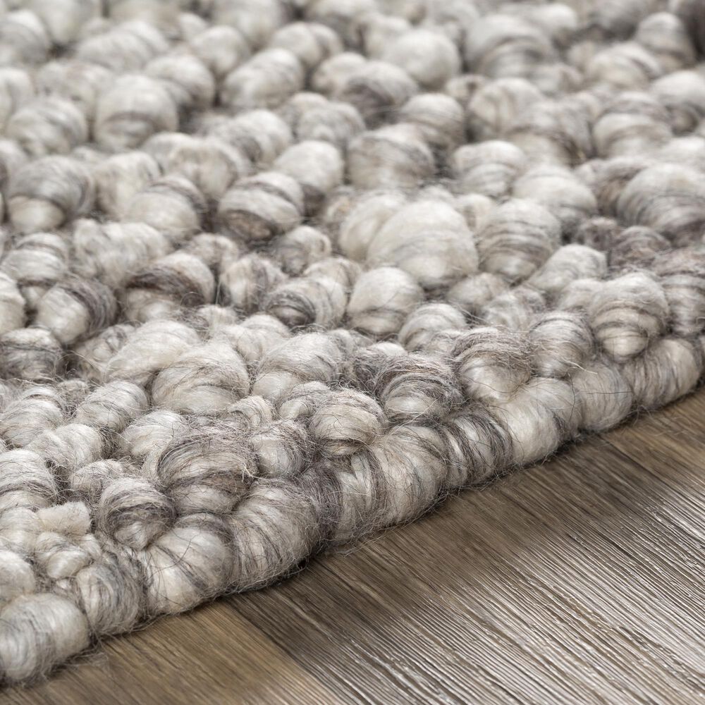 Surya Como 2&#39; x 3&#39; Charcoal and Ivory Area Rug, , large