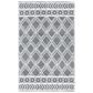 Safavieh Natura NAT478A 5" x 8" Ivory and Black Area Rug, , large