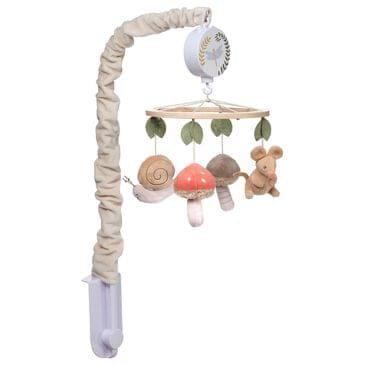 Lambs & Ivy Mushroom Meadow Musical Baby Crib Mobile in Multicolor, , large