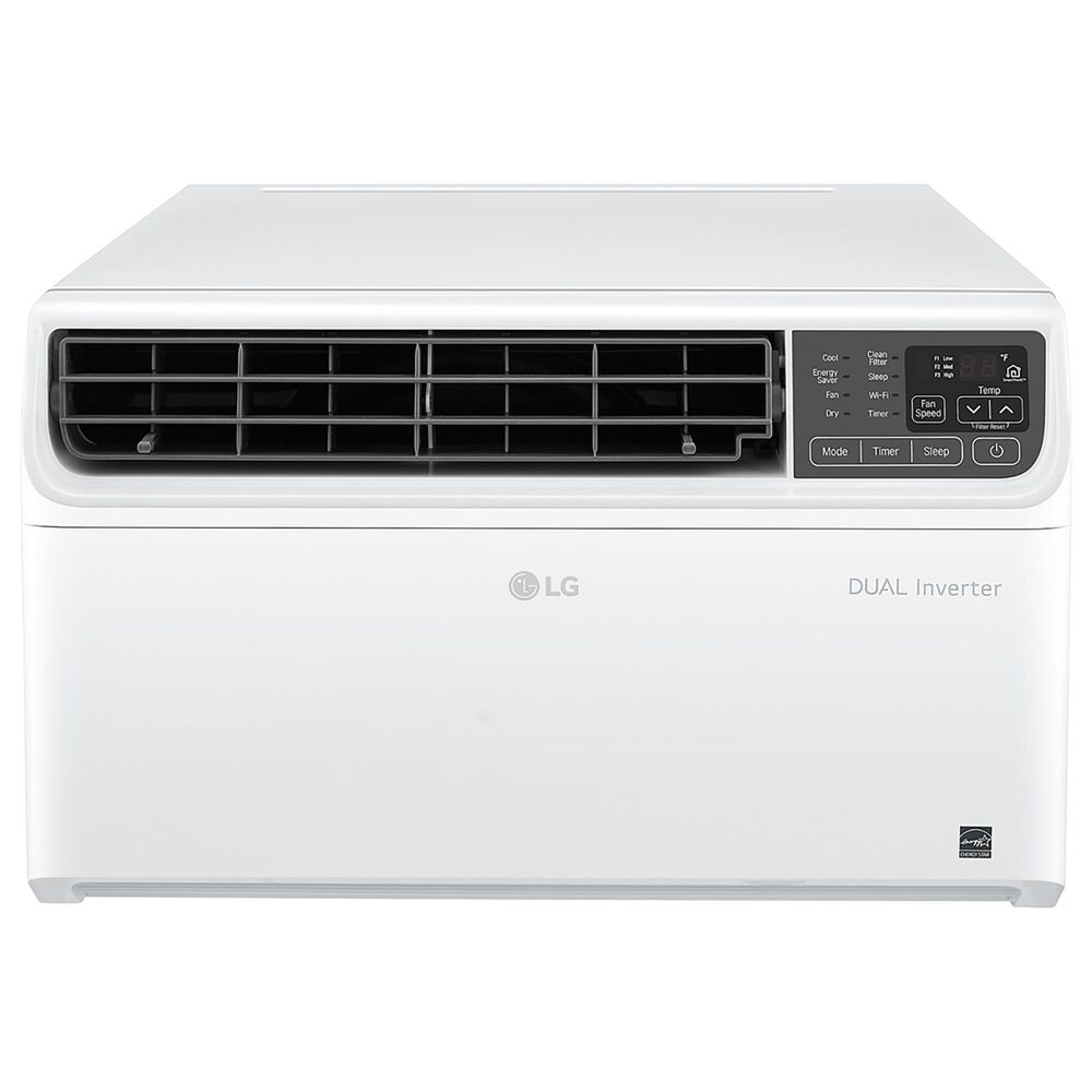 LG 9500 BTU Dual Inverter Smart Wi-Fi Enabled Window Air Conditioner in White, , large