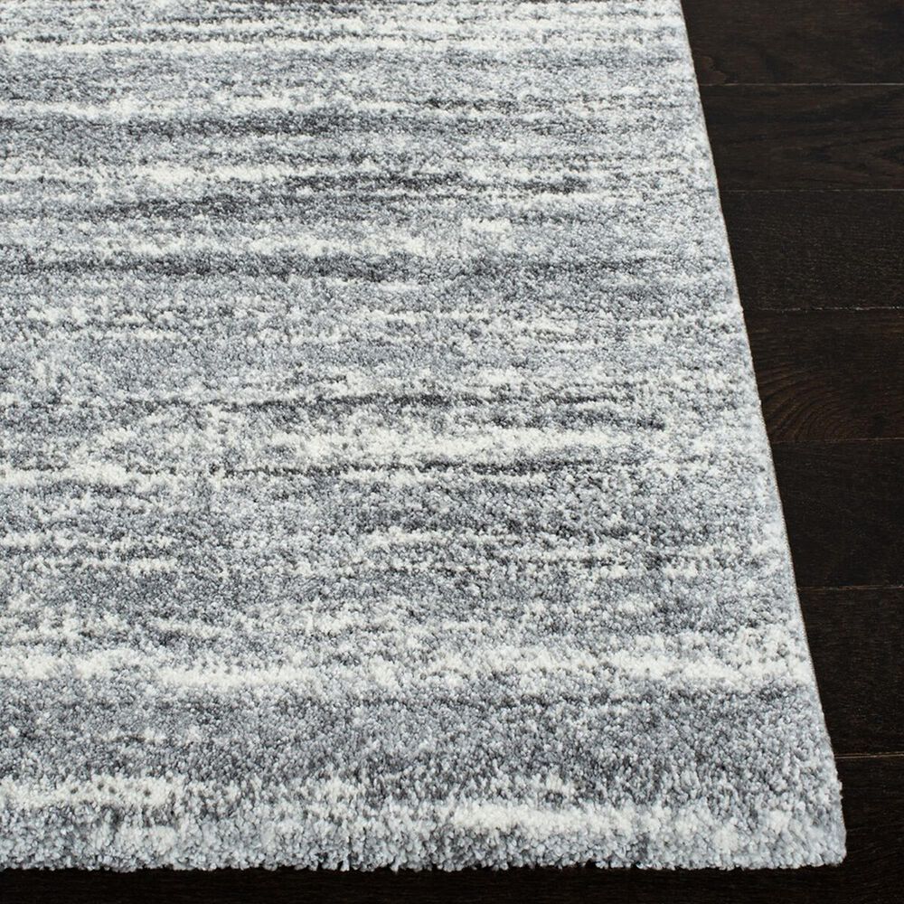 Safavieh Cyrus Shag CYR128F 2&#39;2&quot; x 9&#39; Grey and Ivory Runner, , large