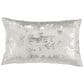 Safavieh Edmee Metallic Pillow in Light Grey/Silver, , large