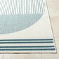 Surya Alfresco 3"7" x 5"7" Light Silver, Beige, Charcoal and Nickel Indoor/Outdoor Area Rug, , large