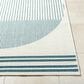 Surya Alfresco 3"7" x 5"7" Light Silver, Beige, Charcoal and Nickel Indoor/Outdoor Area Rug, , large