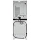 LG WashTower 4.5 Cu. Ft. Washer and 7.4 Cu. Ft. Electric Dryer in White, , large