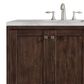 James Martin Vanities Addison 72" Double Bathroom Vanity in Mid-Century Acacia with 3 cm Victorian Silver Quartz Top and Rectangular Sinks, , large