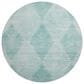 Dalyn Rug Company Trevi TV4 8" Round Teal Area Rug, , large