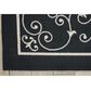 Nourison Home and Garden RS019 7"9" x 10"10" Black Area Rug, , large