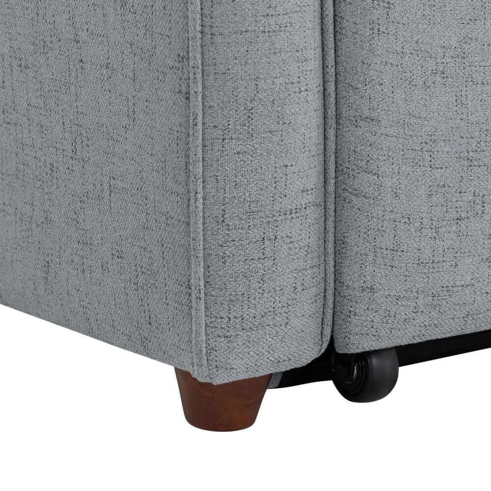 Lifestyle Solutions Carey Convertible Sofa in Light Gray, , large