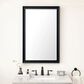 James Martin Vanities Glenbrooke 26" Rectangular Mirror in Black Onyx, , large