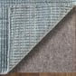 Feizy Rugs Limerick 1"6" Square Blue and Gray Area Rug, , large