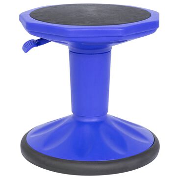 Flash Furniture Carter Kids Adjustable Stool in Blue and Black, , large