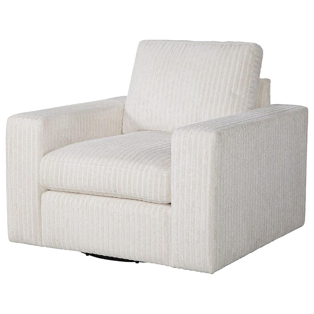 Vintage Furnishings Newport Swivel Chair in Drama Canvas, , large