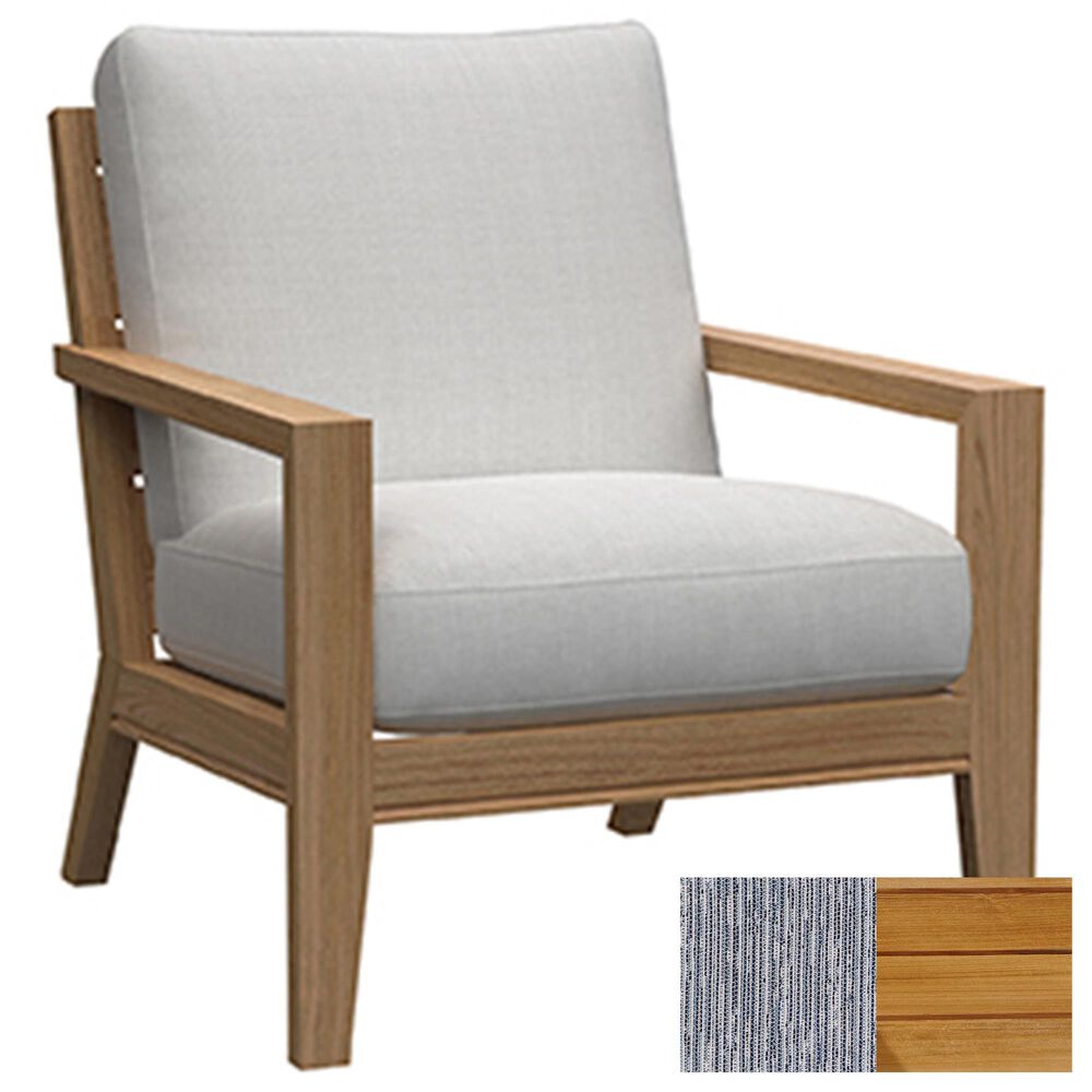 Venture Carlsbad Lounge Chair in Natural Teak, , large